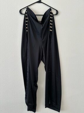 Honey Birdette Black Melissa pants with Gold Hardware Detail